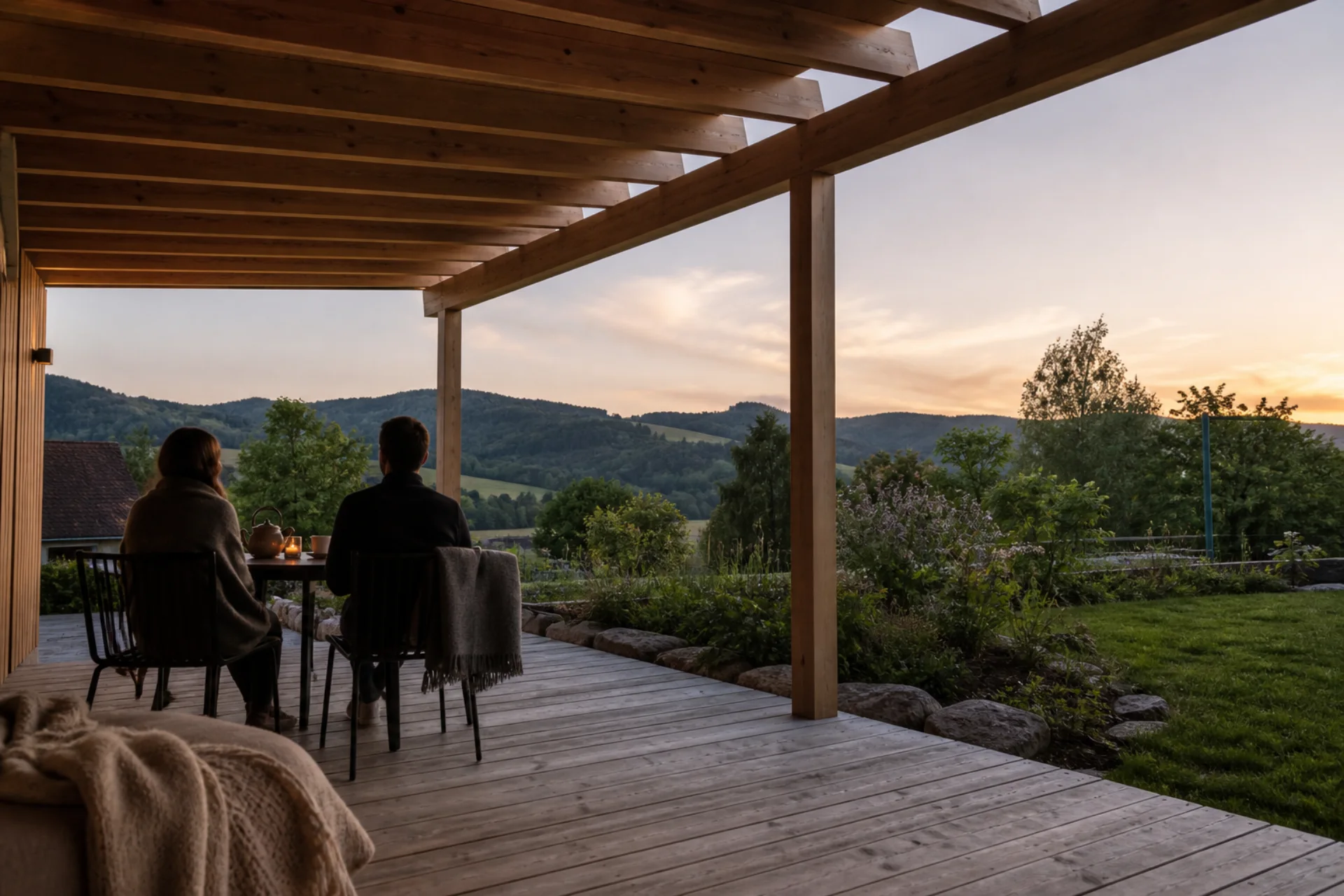 Geschützter Freiraum bis in den Abend